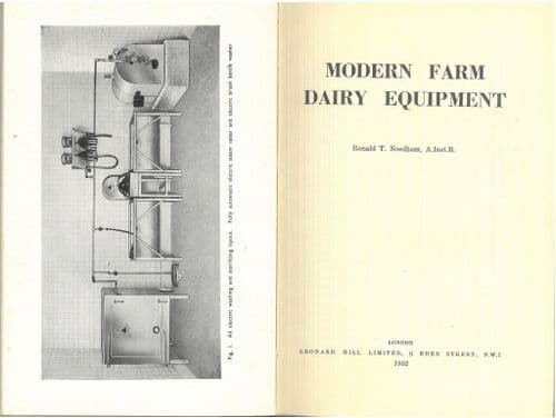 Modern Farm Diary Equipment Book by Ronald T. Needham