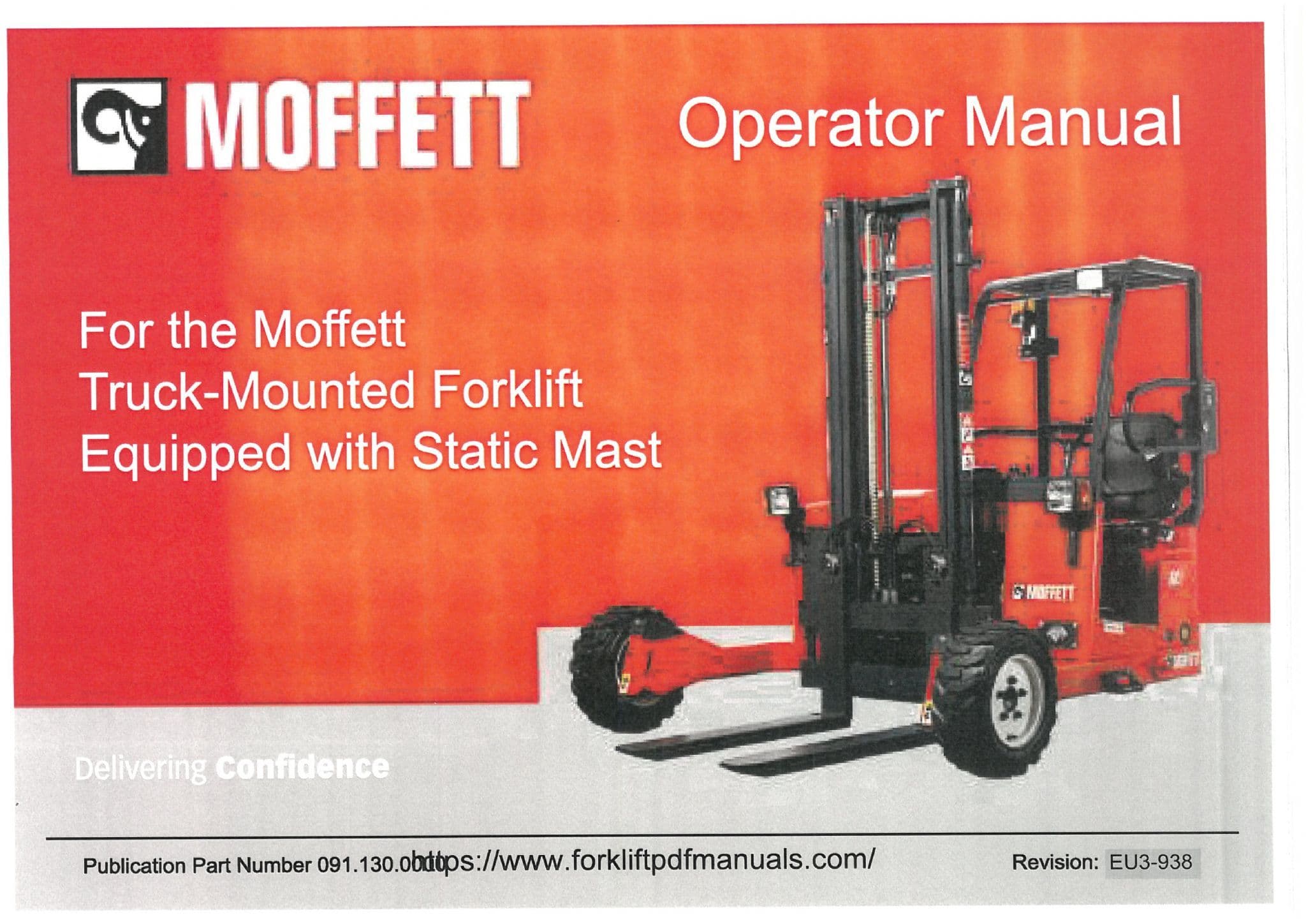 Moffett TruckMounted Forklifts Operator s Manual