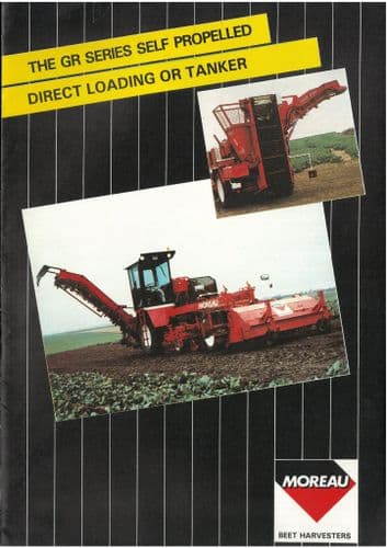 Moreau Self Propelled Beet Harvesters GR-CT & GR-T Brochure