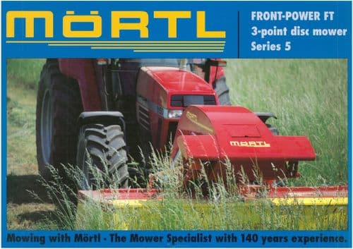 Mortl Front Power FT 3 Point disc mower Series 5 Brochure