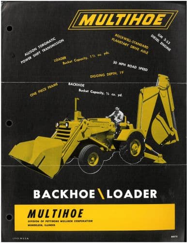 Multihoe Backhoe Loader - A Division of Pettibone Brochure
