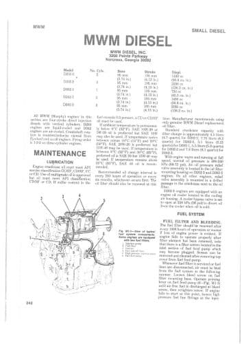 MWM Small Diesel Engine Model D202-2 D202-3 D302-1 D302-2 D302-3 I&T Workshop Manual