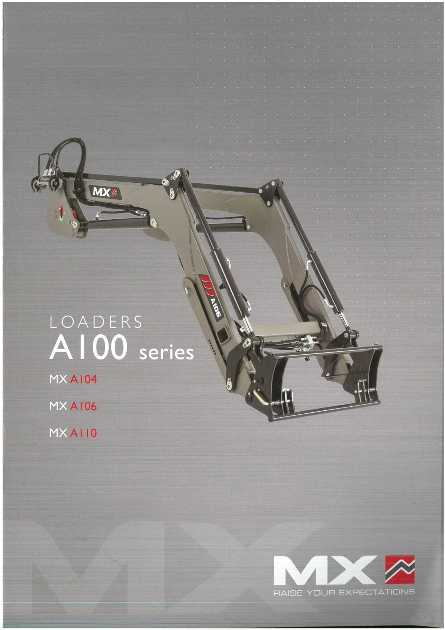 Mx Loader Control Handle MX A100 Series Loader MXA104 MXA106 MXA110 Brochure