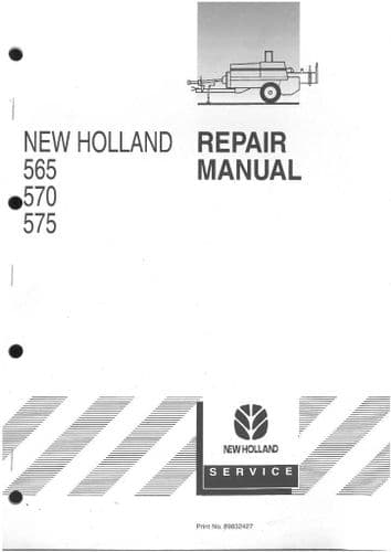 New Holland Baler 565 570 575 Workshop Service Repair Manual