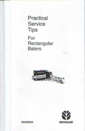 New Holland Baler Tips Manual