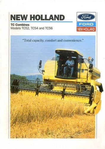 New Holland Combine TC Series - TC52 TC54 and TC56 Brochure