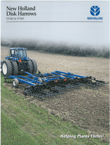 New Holland Disk Harrow ST440 & ST460 Brochure