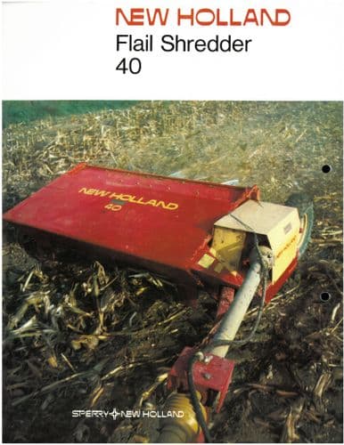 New Holland Flail Shredder 40 Brochure