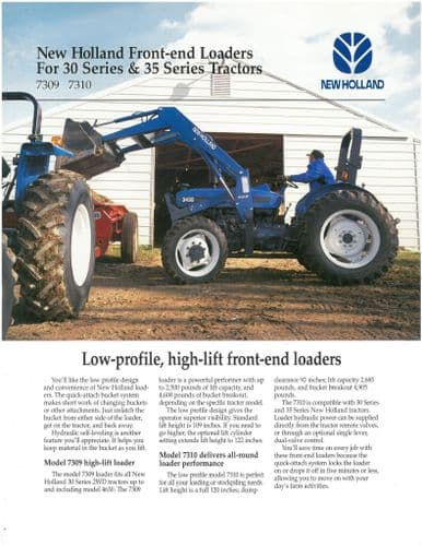 New Holland Loader 7309 & 7310 Brochure
