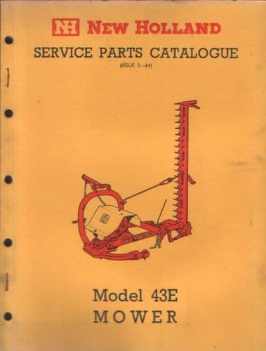 New Holland Mower 43E Parts Manual