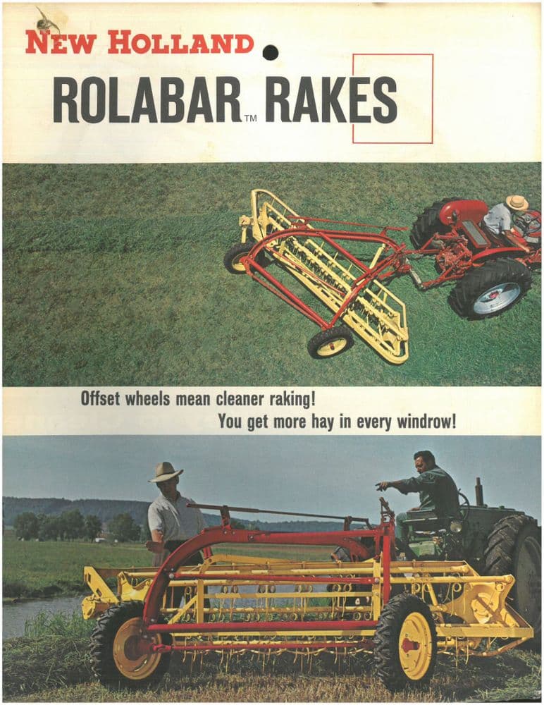 New Holland Rolabar Rakes 56 56-B 57 Brochure
