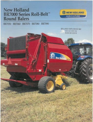 New Holland Roll Belt Baler BR7050 BR7060 BR7070 BR7080 BR7090 Brochure