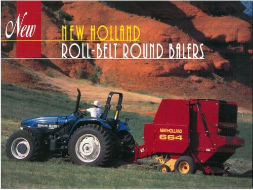 New Holland Roll-Belt Round Balers 643 644 654 664 Brochure