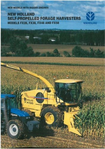New Holland Self Propelled Forage Harvester FX28 FX38 FX48 FX58 Brochure - Forager