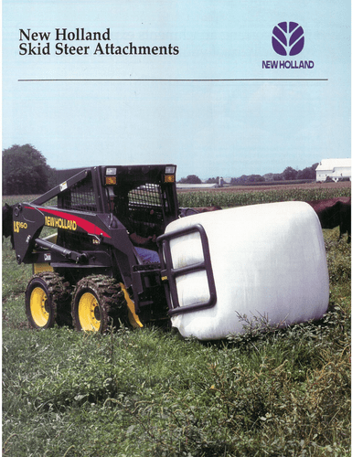 New Holland Skid Steer Loaders Attachments For The LS Series Brochure