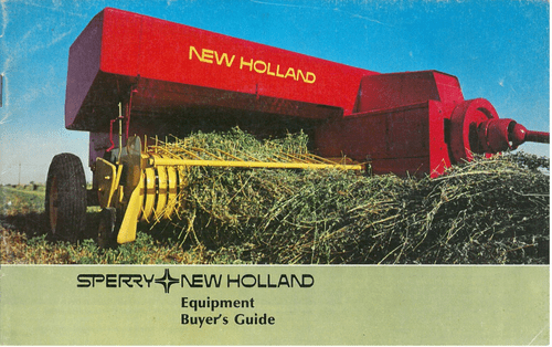 New Holland Sperry 1973 Equipment Buyers Guide Brochure