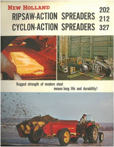 New Holland Spreaders Ripsaw-Action & Cyclon-Action 202, 212 & 327 Brochure