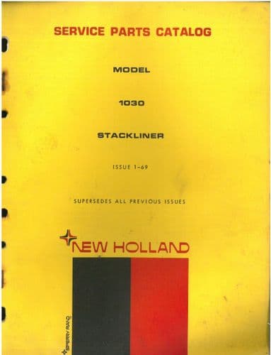New Holland Stackliner 1030 Parts Manual