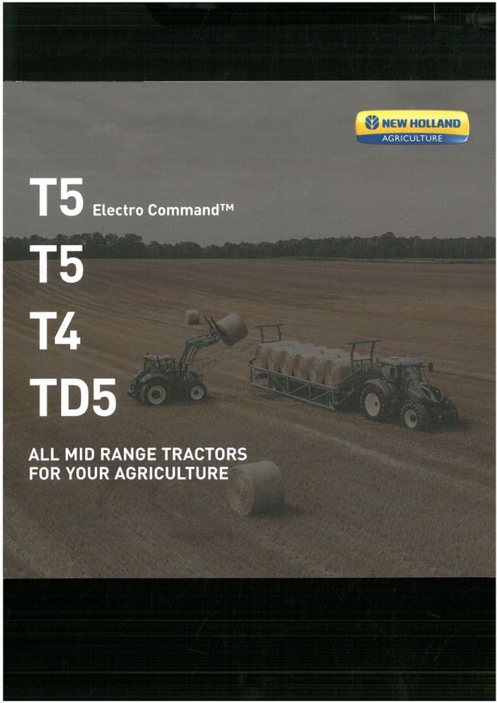 New Holland T5 Electro Command- T5 - T4 - TD5 Range Brochure