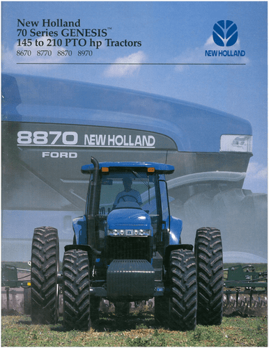 New Holland Tractor 70 Series 8670 8770 8870 8970 Brochure