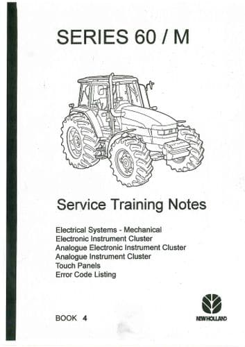 New Holland Tractor 8160 8260 8360 8560 & M100 M115 M135 M160 Service Training Manual  M60