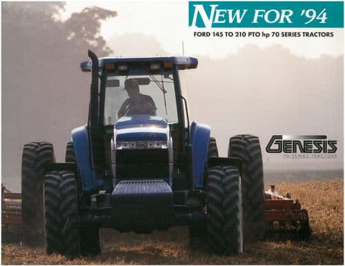 New Holland Tractor 8670 8770 8870 8970 Genesis New For '94 Brochure