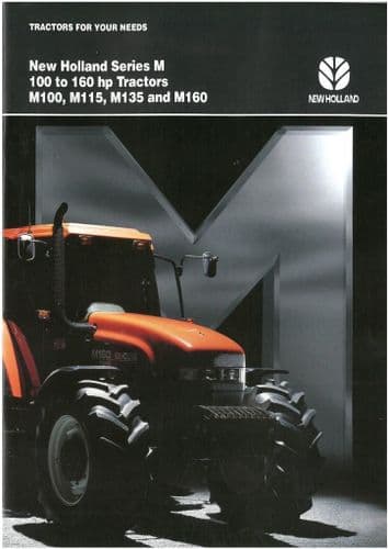 New Holland Tractor - M Series - M100 M115 M135 M160 Brochure
