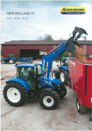 New Holland Tractor T5 - T5.95/T5.105/T5.115 Brochure
