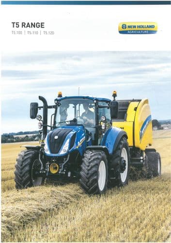 New Holland Tractor T5.100 T5.110 T5.120 Brochure