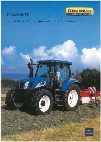 New Holland Tractor T6000 Elite - T6020 T6030 T6040 T6050 T6070 Brochure