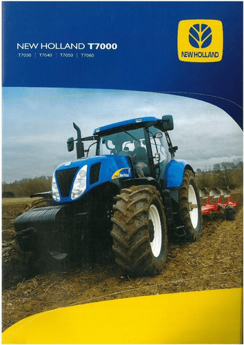 New Holland Tractor - T7000 Series - T7030 T7040 T7050 T7060 Brochure