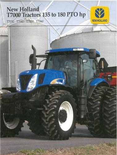 New Holland Tractor T7000 Series T7030 T7040 T7050 T7060 Brochure