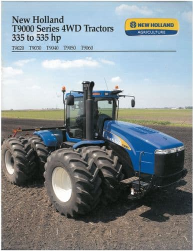 New Holland Tractor T9020 T9030 T9040 T9050 T9060 Brochure