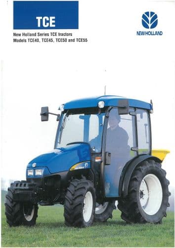 New Holland Tractor TCE Series - TCE40 TCE45 TCE50 TCE55 Brochure