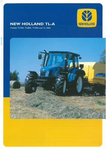 New Holland Tractor TL-A Series - TL70A TL80A TL90A TL100A Brochure - Yellow