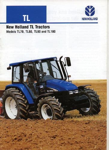 New Holland Tractor TL70 TL80 TL90 TL100 Brochure.