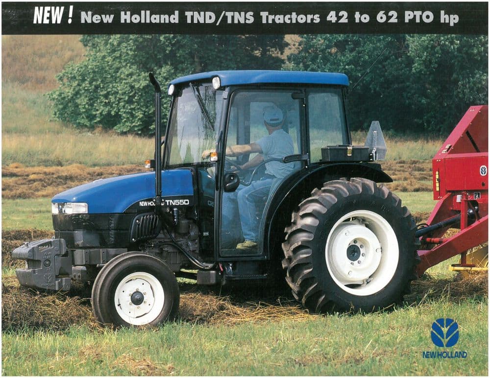New Holland Tractor TN55D TN55S TN65D TN65S TN75D TN75S Brochure
