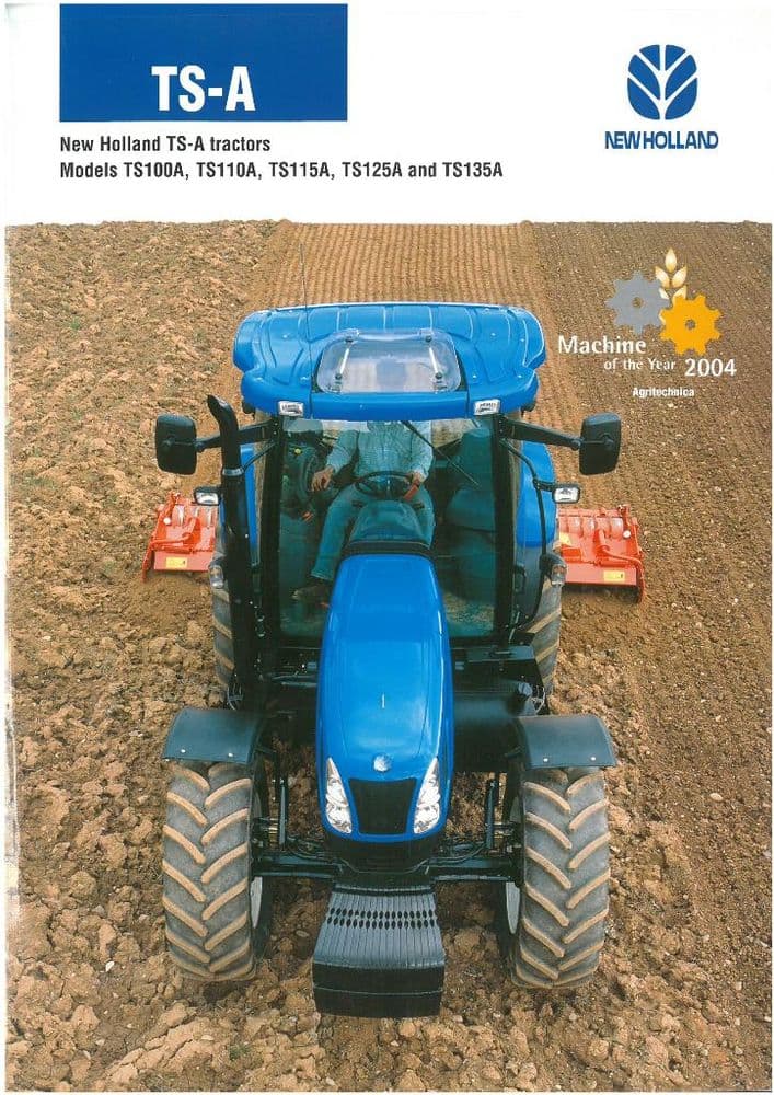 New Holland Tractor TS-A Series - TS100A TS110A TS115A TS125A and ...