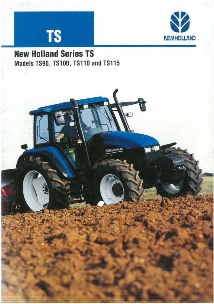 New Holland Tractor TS90 TS100 TS110 TS115 Brochure 1