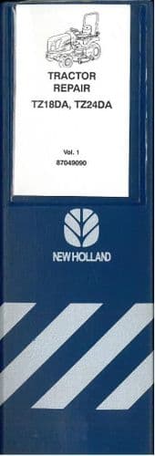 New Holland Tractor TZ18DA & TZ24DA with Mid Mounted Mower Workshop Service Manual