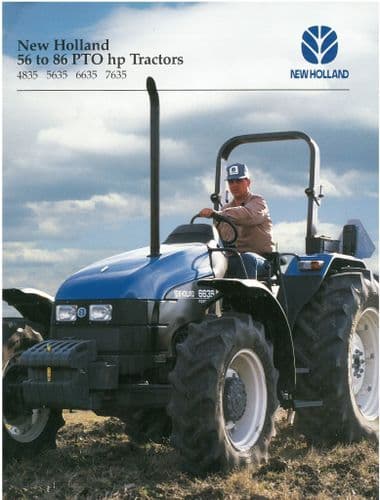 New Holland Tractors 4835 5635 6635 7635 Brochure
