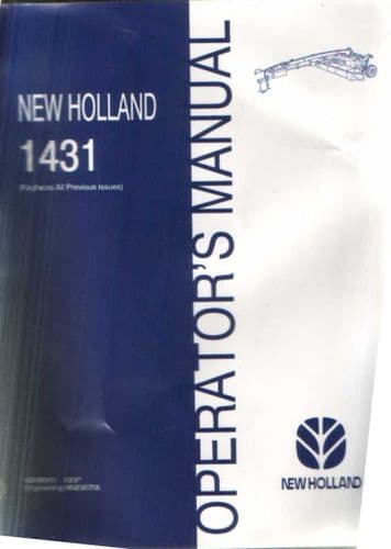 New Holland Trailed Mower 1431 Operators Manual