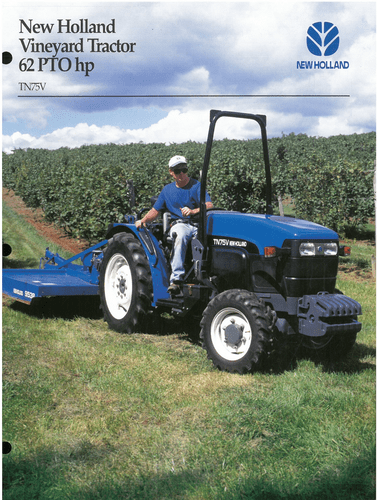 New Holland Vineyard Tractor TN75V Brochure