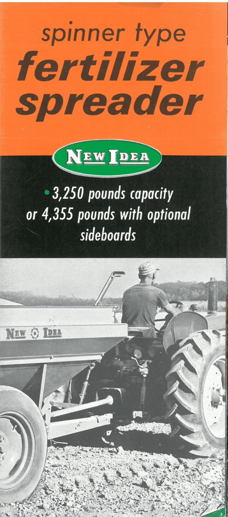 New Idea Spinner Type Fertilizer Spreader 111 Brochure