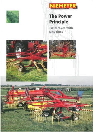 Niemeyer The Power Principle TWIN Rakes with DRS tines  Brochure