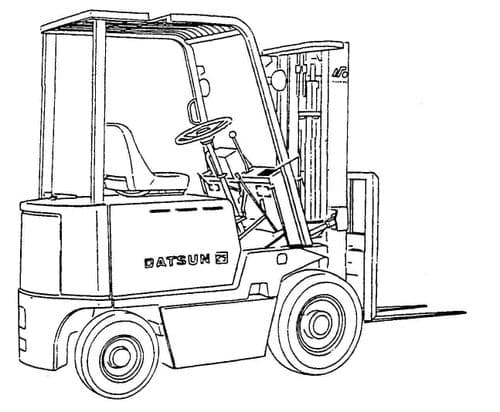 Nissan Unicarriers Forklift/ Pallet Truck B01 Workshop Manual