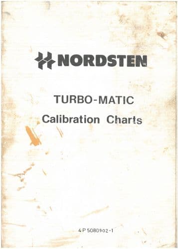 Nordsten Turbo Matic Calibration Charts