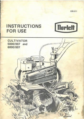 Norlett Cultivator 5000/007 & 6000/007 Operators Manual