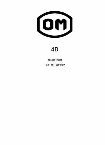 OM Pimespo 4D Parts Manual