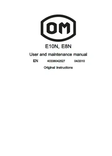 OM Pimespo CL AC Operators Manual